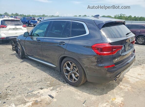 5UXTY5C05M9E19916 2021 BMW X3 Black Հետևի ձախ