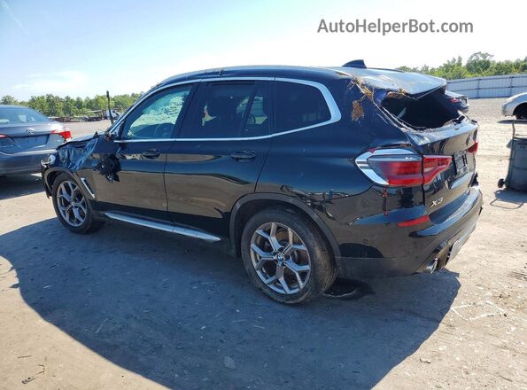 5UXTY5C06L9B79029 2020 BMW X3 Черный Задняя левая четверть