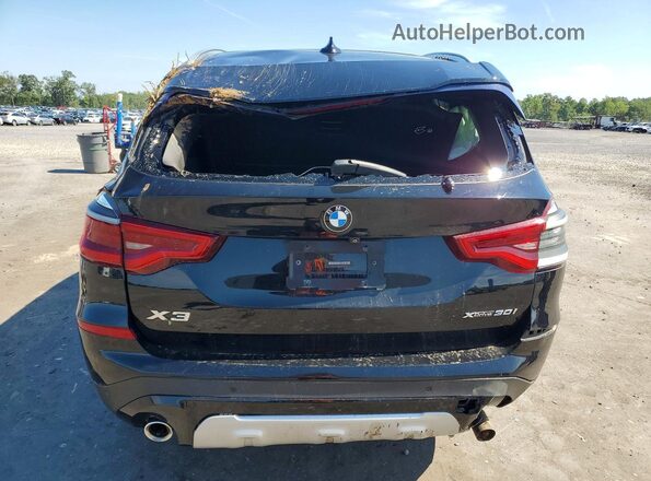 5UXTY5C06L9B79029 2020 BMW X3 Черный Вид сзади