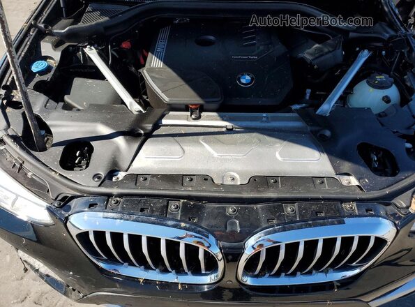 5UXTY5C06L9B79029 2020 BMW X3 Черный Вид подкапотного пространства