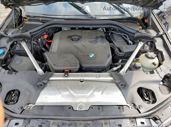 5UXTY5C07LLT37913 2020 BMW X3 Black Սալոնի հետևի տեսք