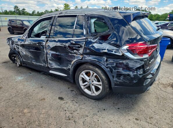5UXTY5C08LLE57948 2020 BMW X3 Black Հետևի ձախ