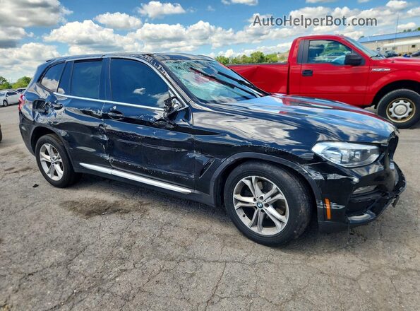 5UXTY5C08LLE57948 2020 BMW X3 Black Առջևի աջ