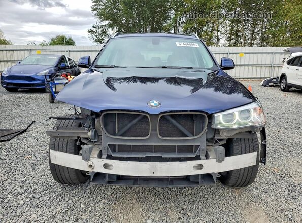 5UXWX9C32H0T22519 2017 BMW X3 Blue Vista frontal