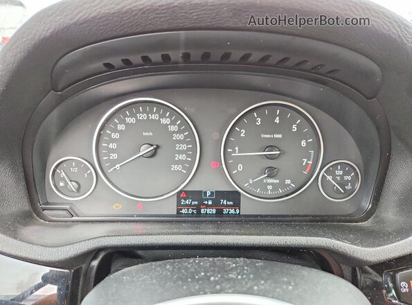 5UXWX9C33H0T18446 2017 BMW X3 White Սարքավորումների վահանակի տեսք
