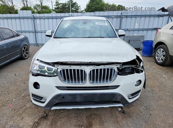 5UXWX9C33H0T18446 2017 BMW X3 White Դիմացի տեսք