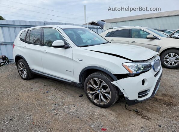 5UXWX9C33H0T18446 2017 BMW X3 White Առջևի աջ