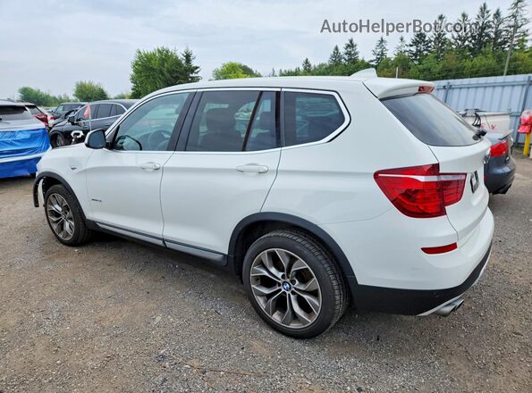 5UXWX9C33H0T18446 2017 BMW X3 White Հետևի ձախ