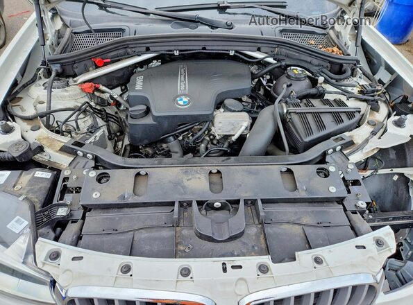 5UXWX9C33H0T18446 2017 BMW X3 White Շարժիչի բաժամունքի տեսք