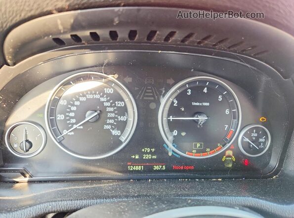 5UXWX9C33H0W76999 2017 BMW X3 Red Widok zestawu wskaźników