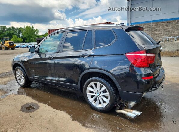 5UXWX9C37H0W79050 2017 BMW X3 Black უკანა მარცხენა
