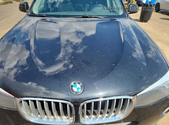 5UXWX9C37H0W79050 2017 BMW X3 Black ძრავის განყოფილების ხედი