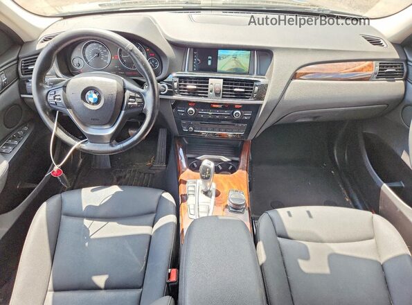 5UXWX9C37H0W79050 2017 BMW X3 Black წინა პანელის ხედი