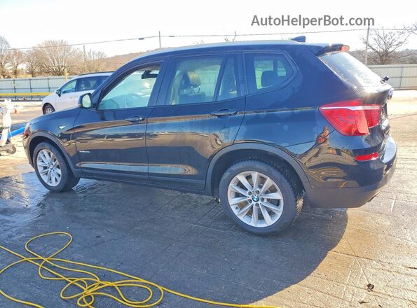 5UXWX9C38H0T22895 2017 BMW X3 Черный Задняя левая четверть
