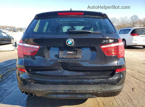 5UXWX9C38H0T22895 2017 BMW X3 Черный Вид сзади