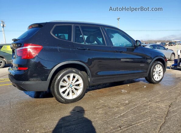5UXWX9C38H0T22895 2017 BMW X3 Черный Задняя правая четверть