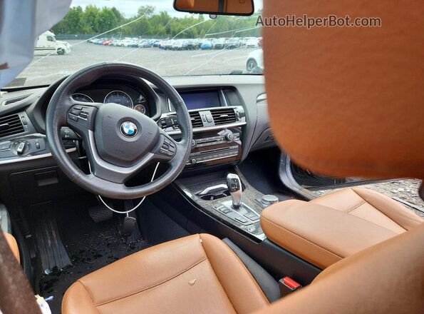 5UXWX9C39H0W72004 2017 BMW X3 Black Vista del cuadro de instrumentos