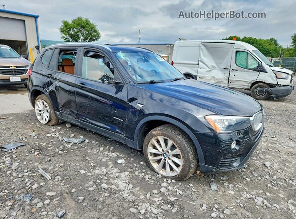 5UXWX9C39H0W72004 2017 BMW X3 Black Delantero derecho