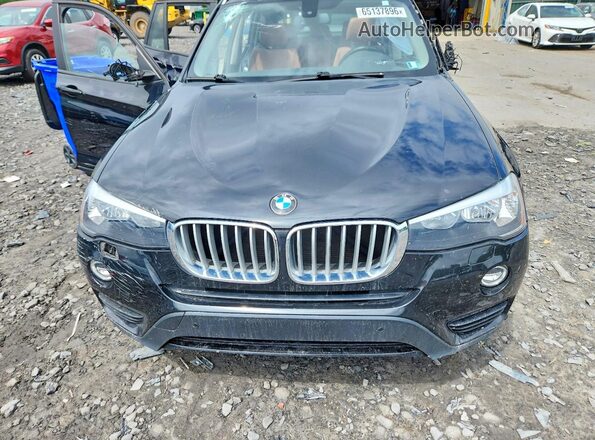 5UXWX9C39H0W72004 2017 BMW X3 Black Vista interior trasera