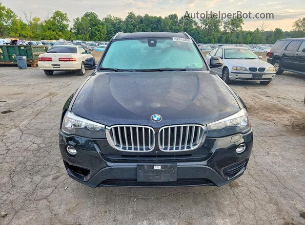 5UXWX9C50H0T10421 2017 BMW X3 Black Vista frontal