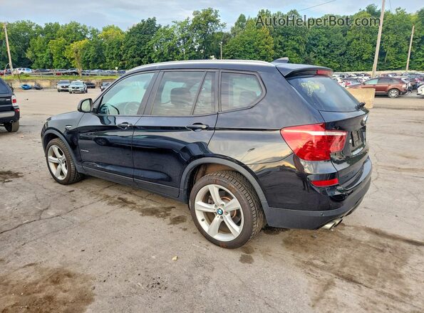 5UXWX9C50H0T10421 2017 BMW X3 Black Trasero izquierdo