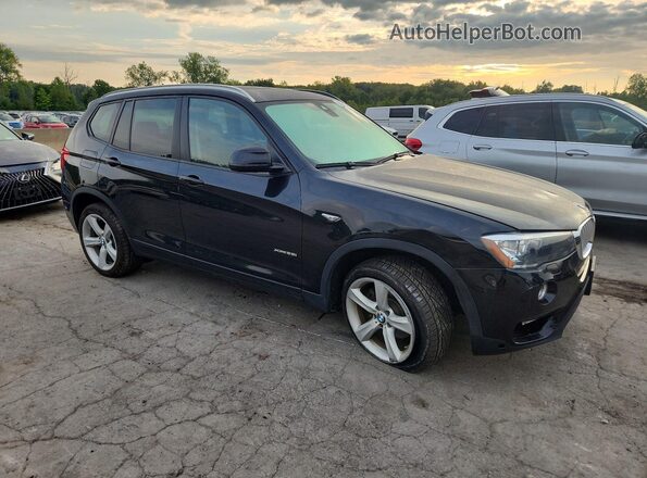 5UXWX9C50H0T10421 2017 BMW X3 Black Delantero derecho