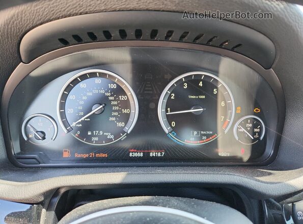 5UXWX9C52G0D68497 2016 BMW 3 SERIES White Vista del cuadro de instrumentos