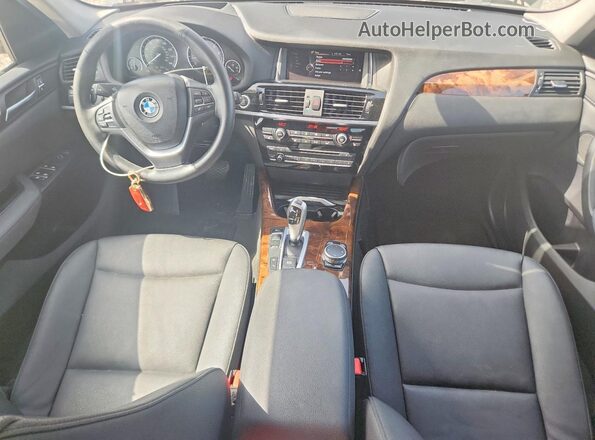 5UXWX9C52G0D71092 2016 BMW X3 Black Vista del salpicadero