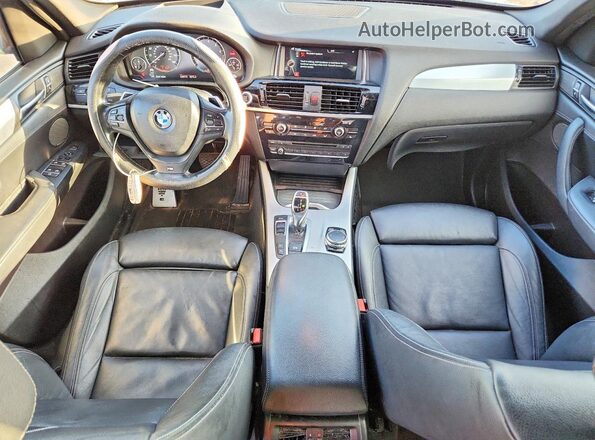 5UXWX9C53G0D64815 2016 BMW X3 Silver წინა პანელის ხედი