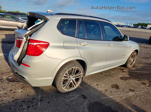 5UXWX9C53G0D64815 2016 BMW X3 Silver უკანა მარჯვენა