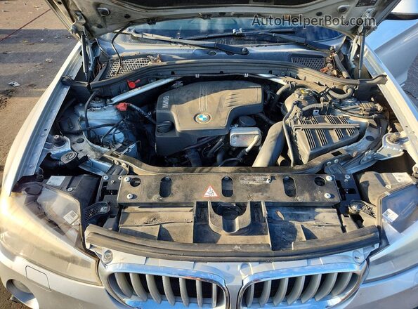 5UXWX9C53G0D64815 2016 BMW X3 Silver ძრავის განყოფილების ხედი