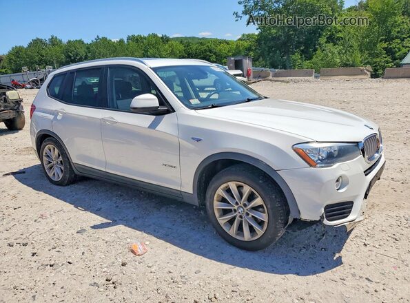 5UXWX9C56G0D65795 2016 BMW X3 White Delantero derecho
