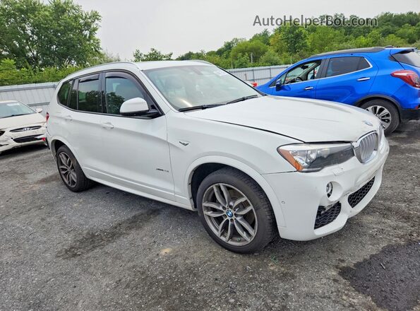 5UXWX9C57G0D70228 2016 BMW X3 White Front right