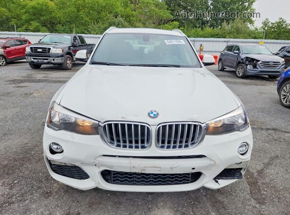 5UXWX9C57G0D70228 2016 BMW X3 White Front view