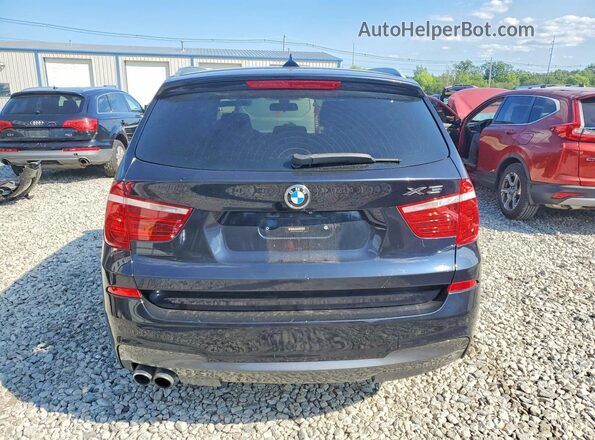 5UXWX9C57G0D85828 2016 BMW X3 Black Vista trasera