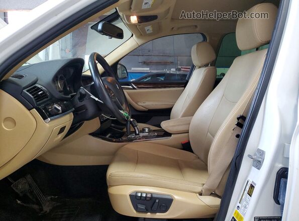 5UXWX9C57G0D94643 2016 BMW X3 White Vista interior delantera