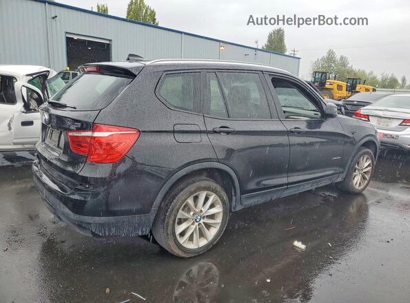 5UXWY3C55G0N87364 2016 BMW X3 Black Հետևի աջ