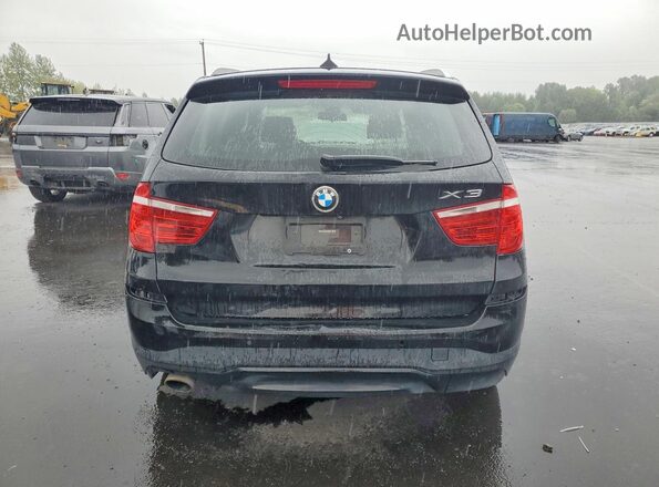 5UXWY3C55G0N87364 2016 BMW X3 Black Հետևի տեսք