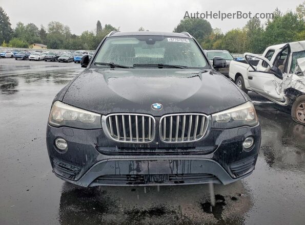 5UXWY3C55G0N87364 2016 BMW X3 Black Դիմացի տեսք