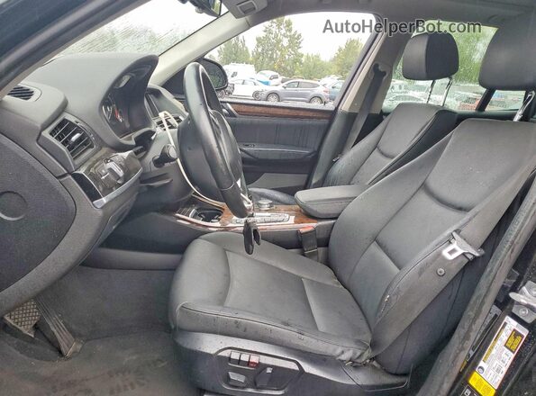 5UXWY3C55G0N87364 2016 BMW X3 Black Սալոնի դիմացի տեսք