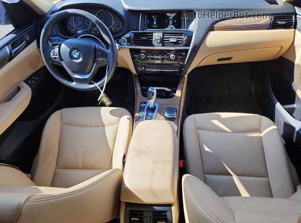 5UXWZ7C30H0V88751 2017 BMW X3 White Widok deski rozdzielczej