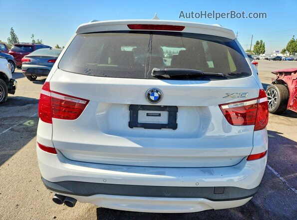 5UXWZ7C30H0V88751 2017 BMW X3 White Widok z tyłu