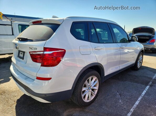 5UXWZ7C30H0V88751 2017 BMW X3 White Tył prawy