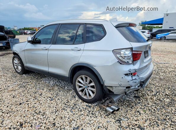5UXWZ7C53G0R33335 2016 BMW X3 Silver Հետևի ձախ