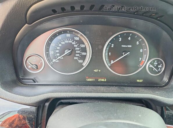 5UXWZ7C53G0R33335 2016 BMW X3 Silver Սարքավորումների վահանակի տեսք