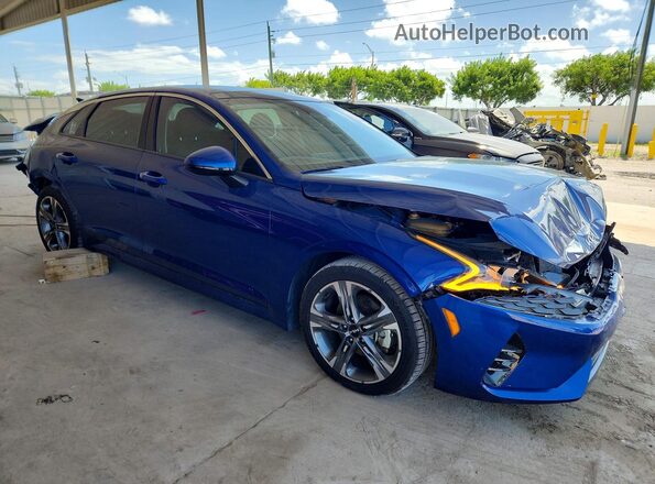 5XXG34J27PG213422 2023 KIA K5 Blue წინა მარჯვენა