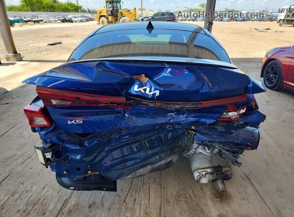 5XXG34J27PG213422 2023 KIA K5 Blue უკანა ხედი