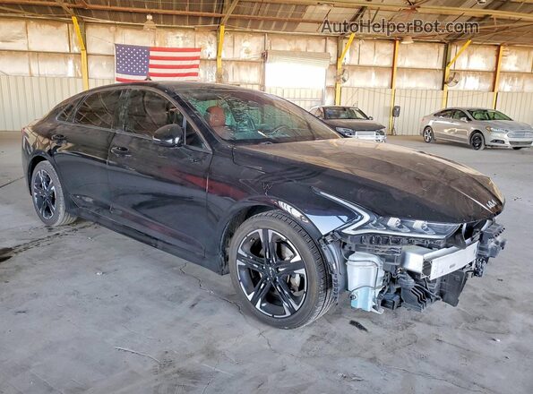 5XXG64J27NG121666 2022 KIA K5 Черный Передняя правая четверть