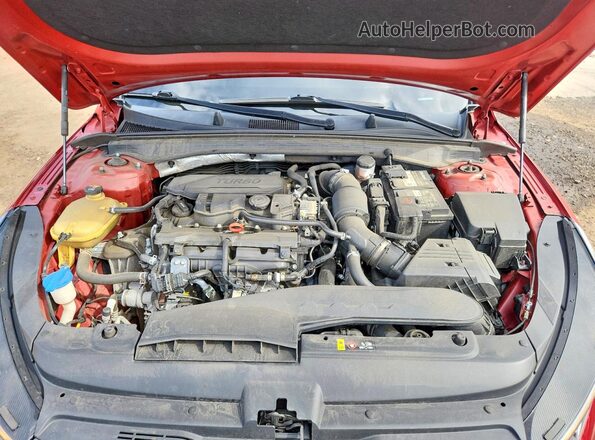 5XXG64J2XMG038151 2021 KIA K5 Burgundy უკანა სალონის ხედი
