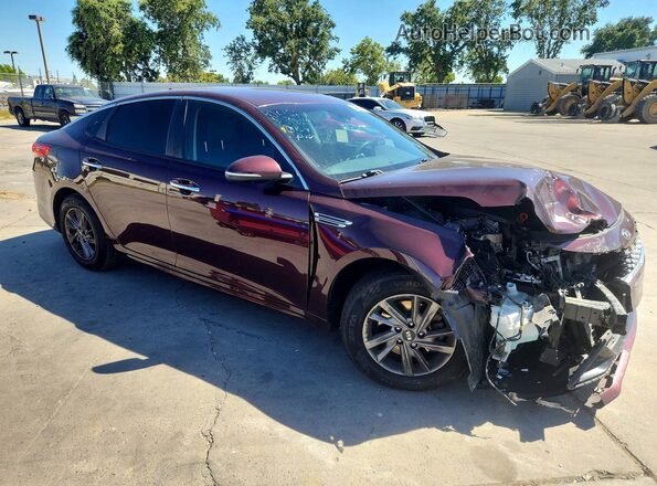 5XXGT4L34LG431740 2020 KIA OPTIMA Burgundy Front right